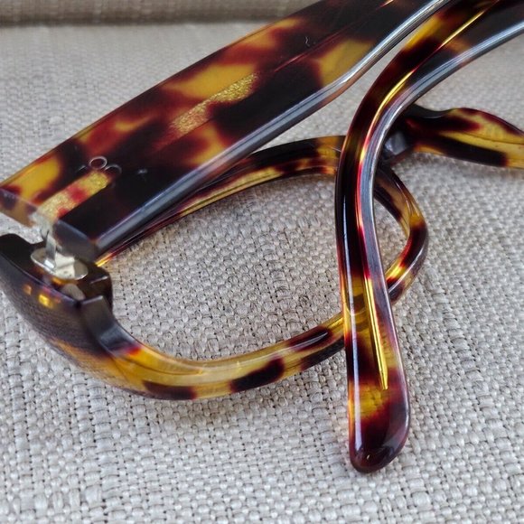 Kate Spade New York Penelope Women Eyeglasses Brown Tortoise Made in Italy Glass